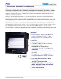 Thumbnail of document Data Sheet - PHE Strip Chart Recorder